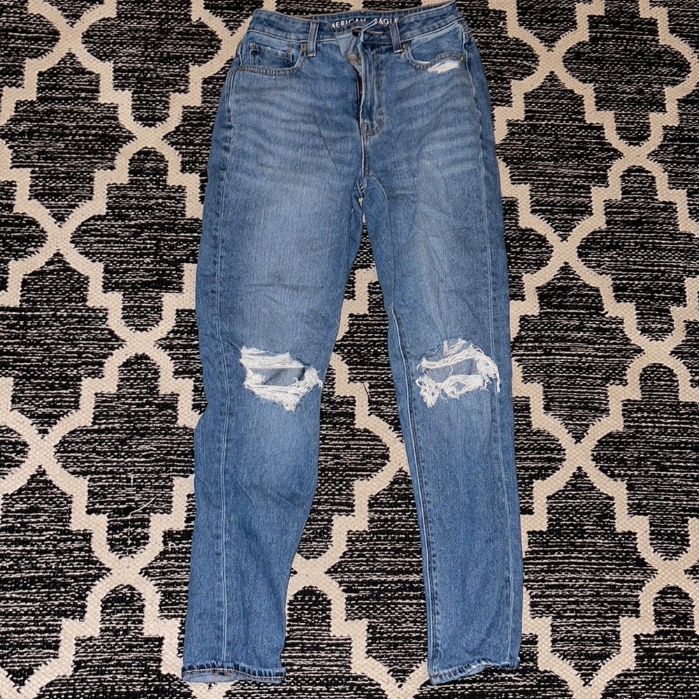 American Eagle mom jeans size 00